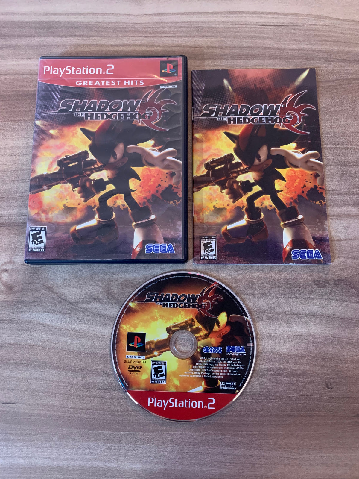 SONY PLAYSTATiON 2 [PS2] | SHADOW THE HEDGEHOG | GREATEST HiTS – PiXEL ...
