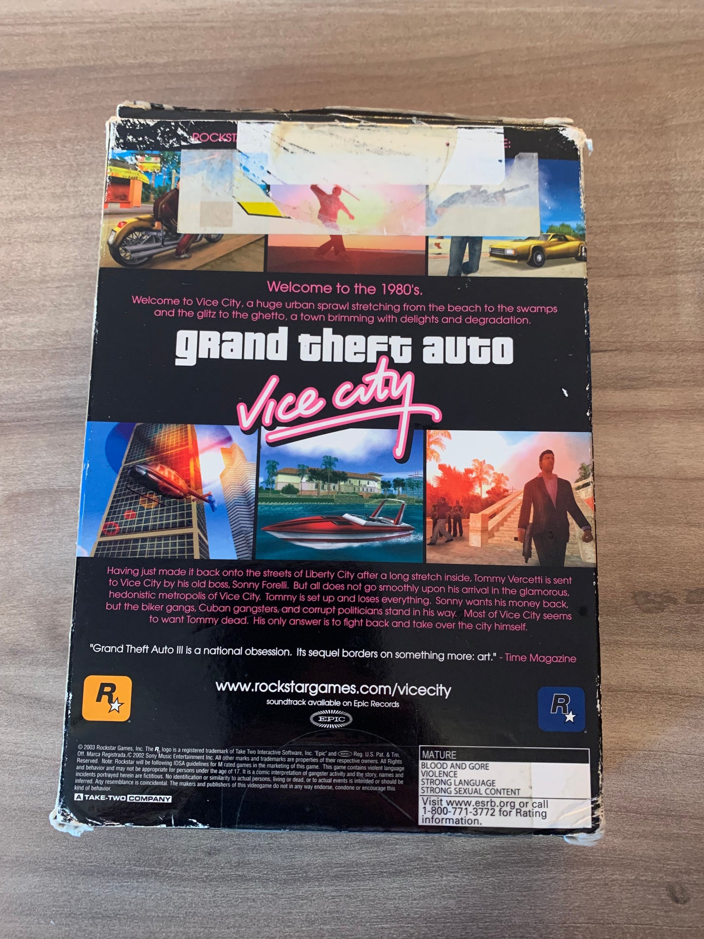 PC ORDiNATEUR | GRAND THEFT AUTO ViCE CiTY | BiG BOX