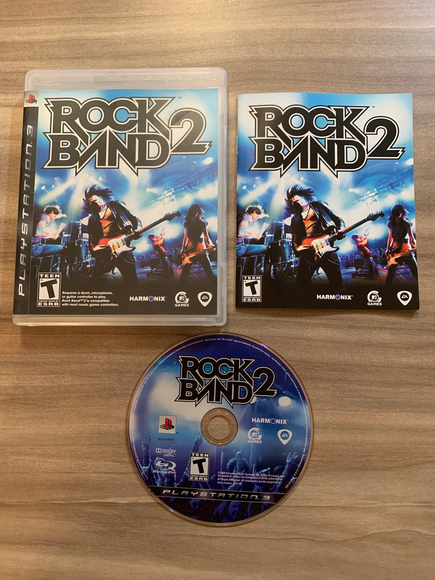 PiXEL-RETRO.COM : SONY PLAYSTATION 3 (PS3) COMPLET CIB BOX MANUAL GAME NTSC ROCK BAND 2