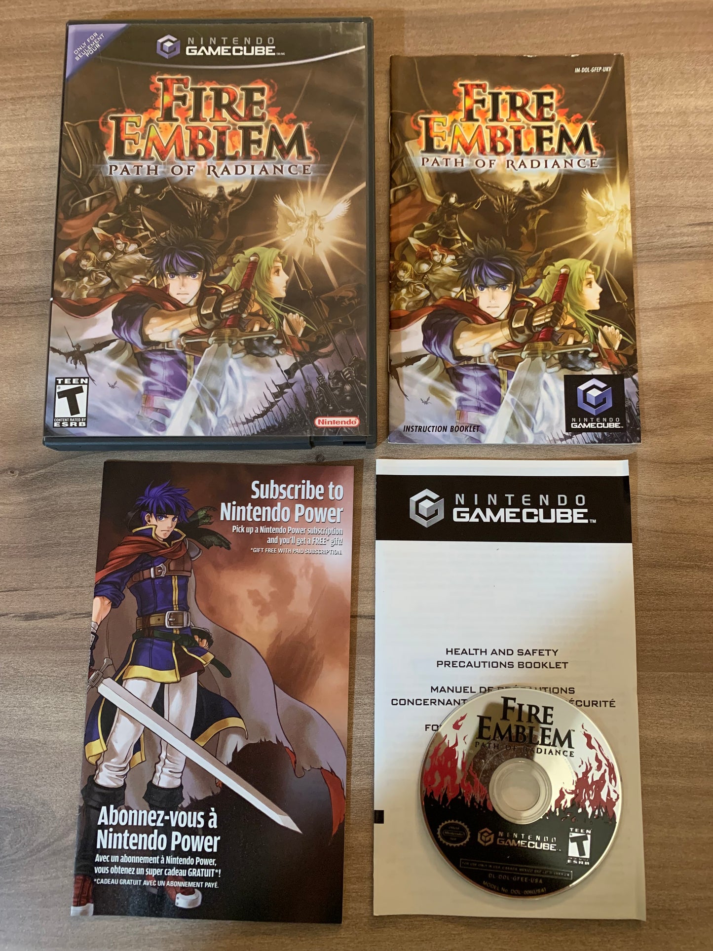 PiXEL-RETRO.COM : NINTENDO GAMECUBE FIRE EMBLEM PATH OF RADIANCE COMPLETE CIB BOX MANUAL GAME NTSC