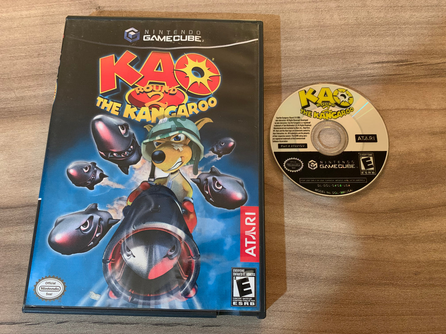 PiXEL-RETRO.COM : NINTENDO GAMECUBE KAO THE KANGAROO ROUND 2 BOX GAME NTSC