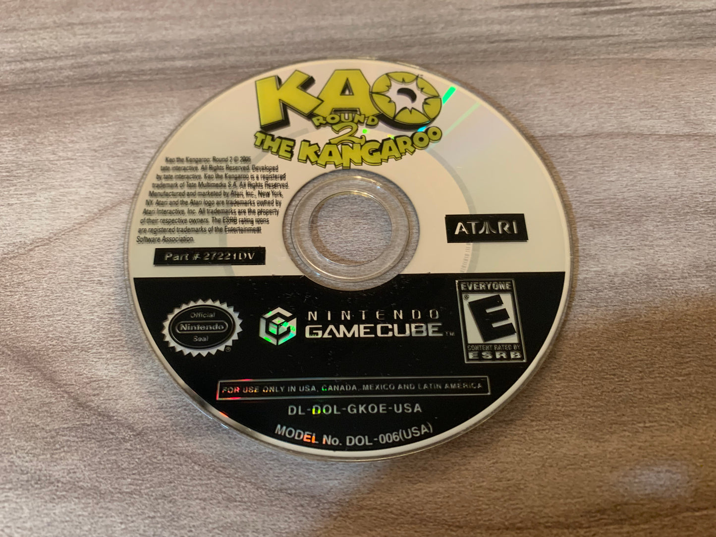 NiNTENDO GAMECUBE [NGC] | KAO THE KANGAROO ROUND 2