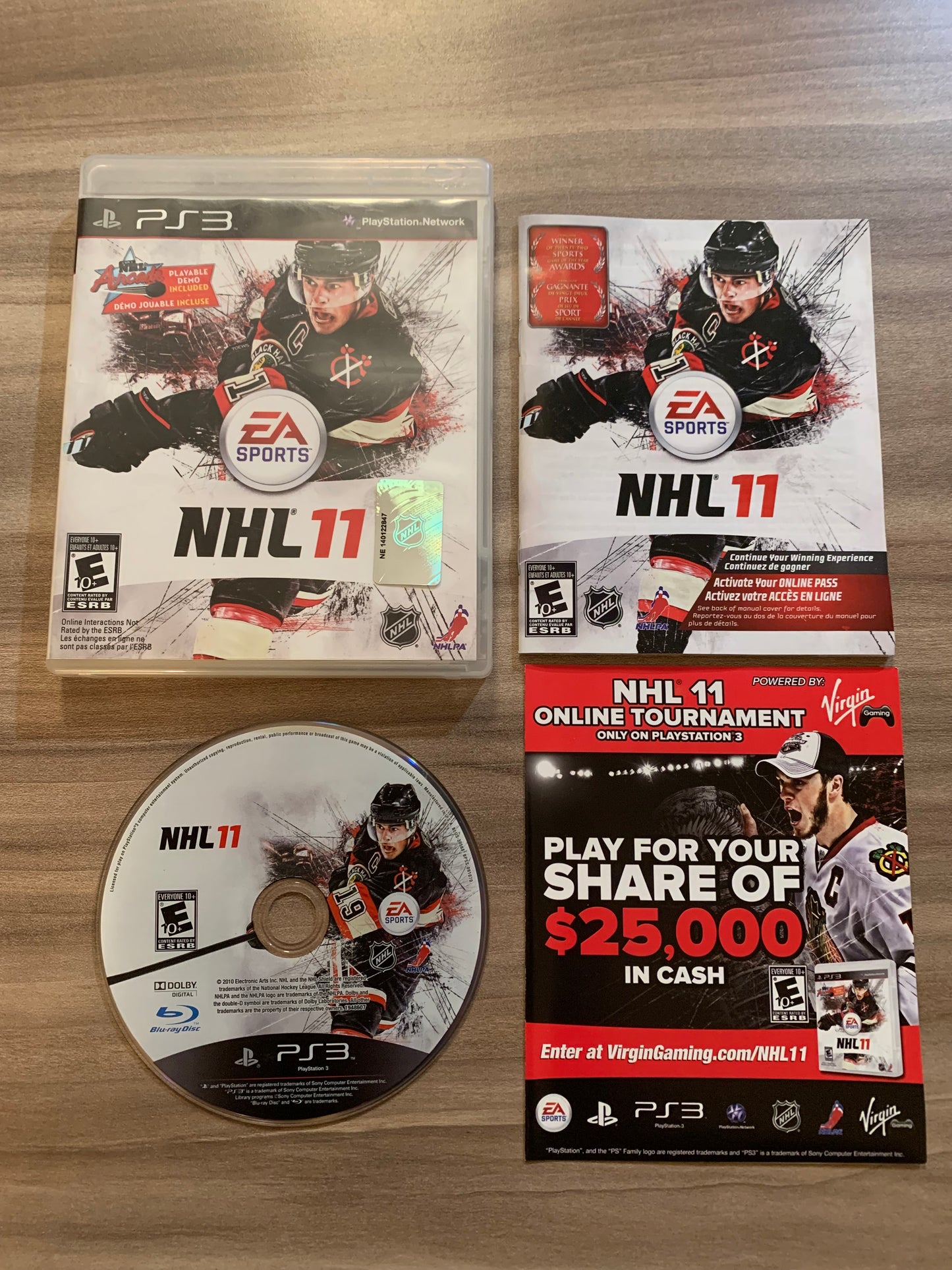 PiXEL-RETRO.COM : SONY PLAYSTATION 3 (PS3) COMPLET CIB BOX MANUAL GAME NTSC NHL 11