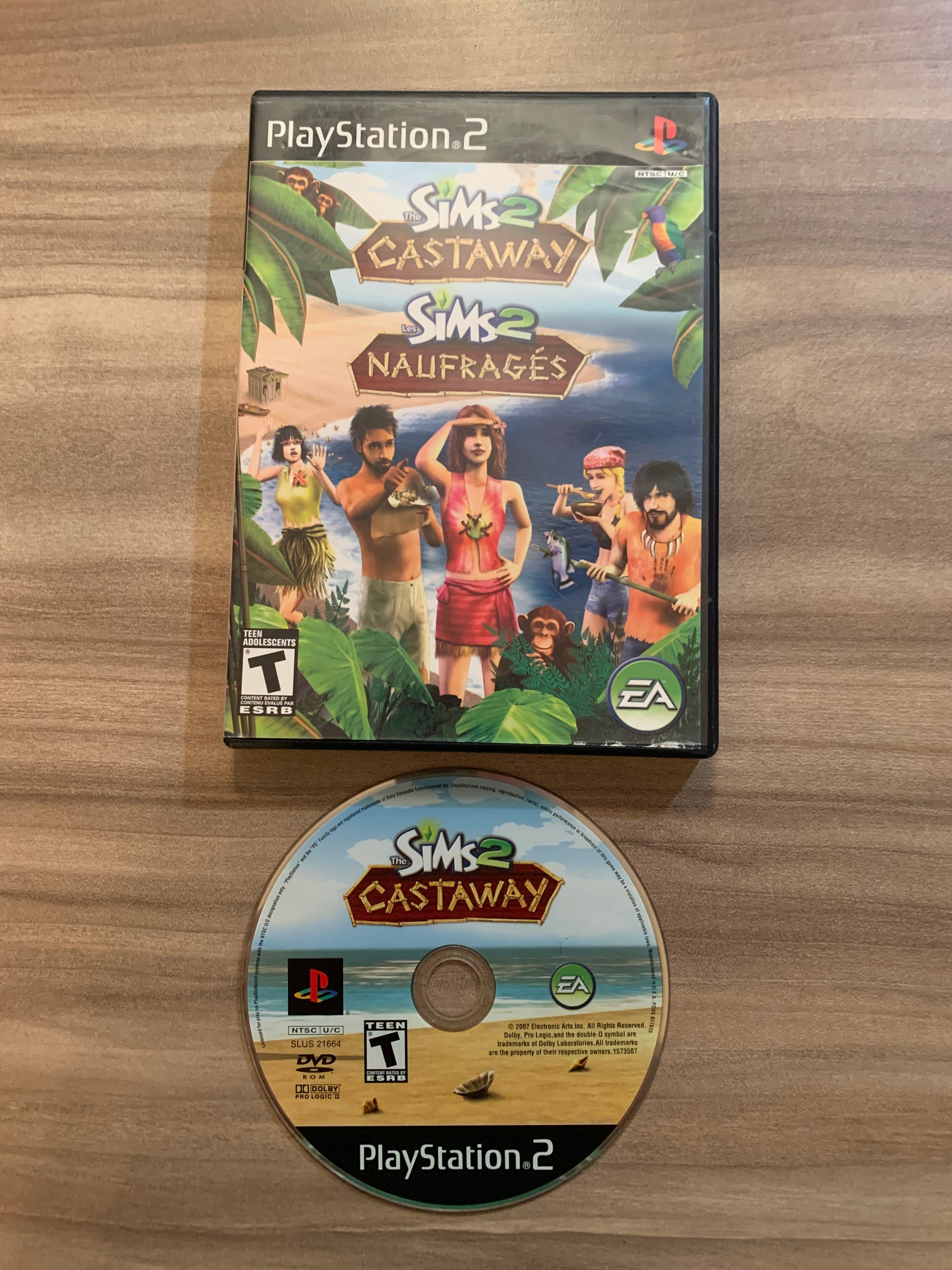 SONY PLAYSTATiON 2 [PS2] | THE SiMS 2 CASTAWAY – PiXEL-RETRO.COM