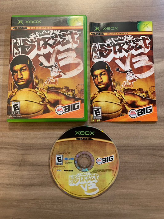 PiXEL-RETRO.COM : MICROSOFT XBOX COMPLETE CIB BOX MANUAL GAME NTSC NBA STREET V3