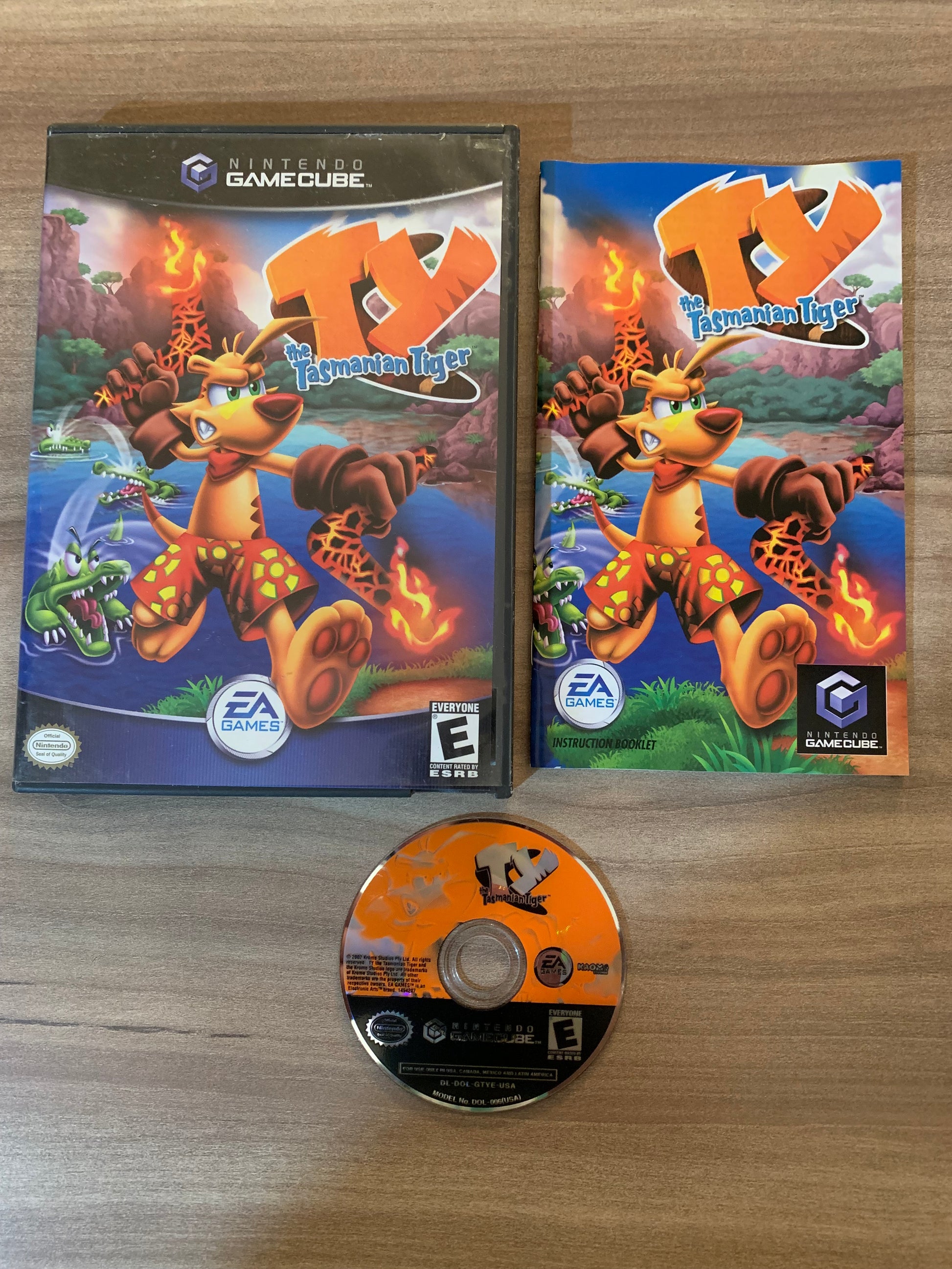 PiXEL-RETRO.COM : NINTENDO GAMECUBE TY THE TASMANIAN TIGER COMPLETE (CIB) BOX INSTRUCTION MANUAL GAME NTSC