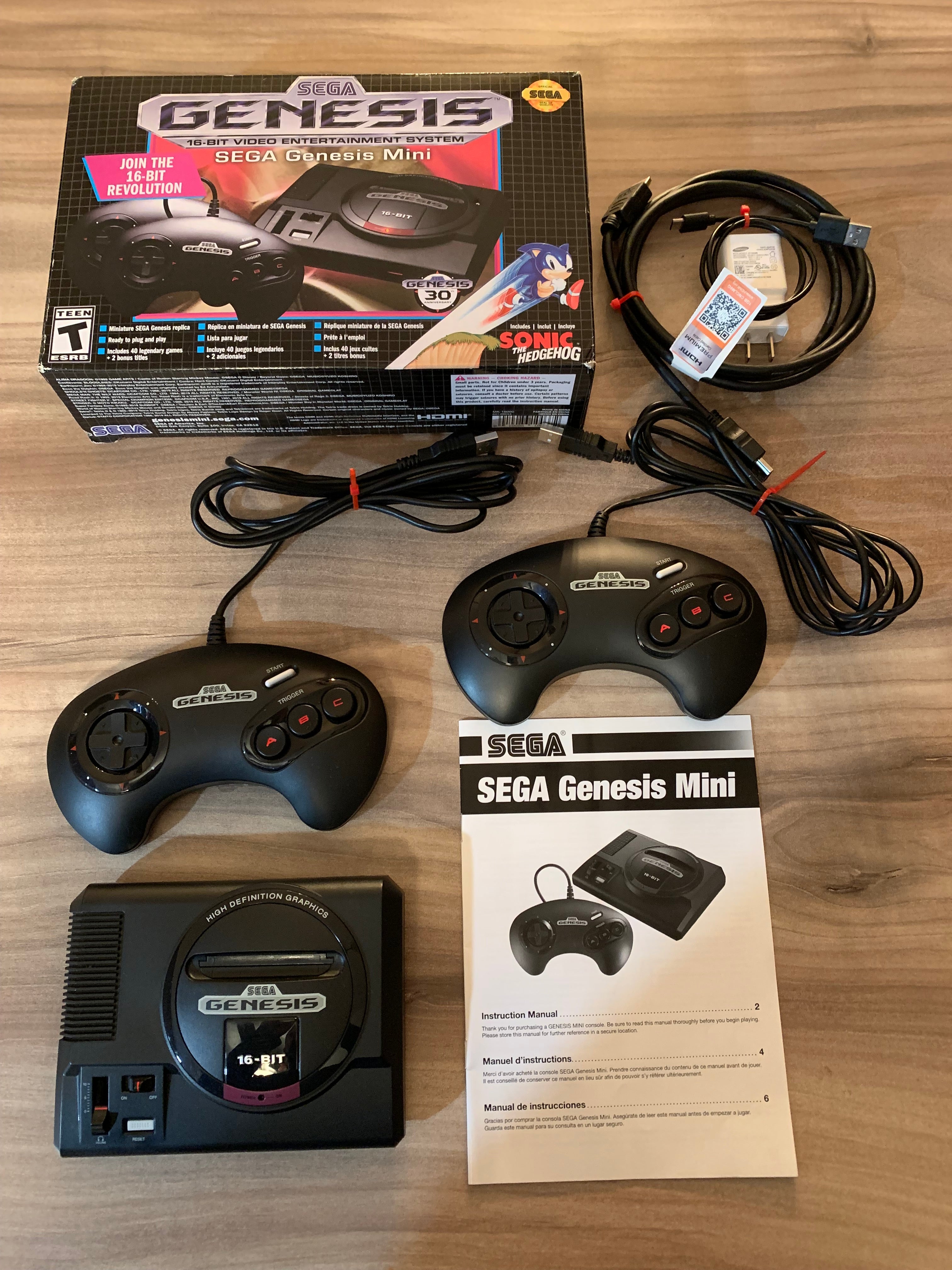 Sega Genesis Mini Game Console 16 Bit MK-16000 & 2 Controllers buy HDMI