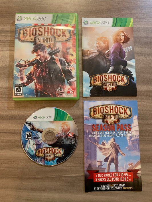 PiXEL-RETRO.COM : MICROSOFT XBOX 360 COMPLETE CIB BOX MANUAL GAME NTSC BIOSHOCK INFINITE