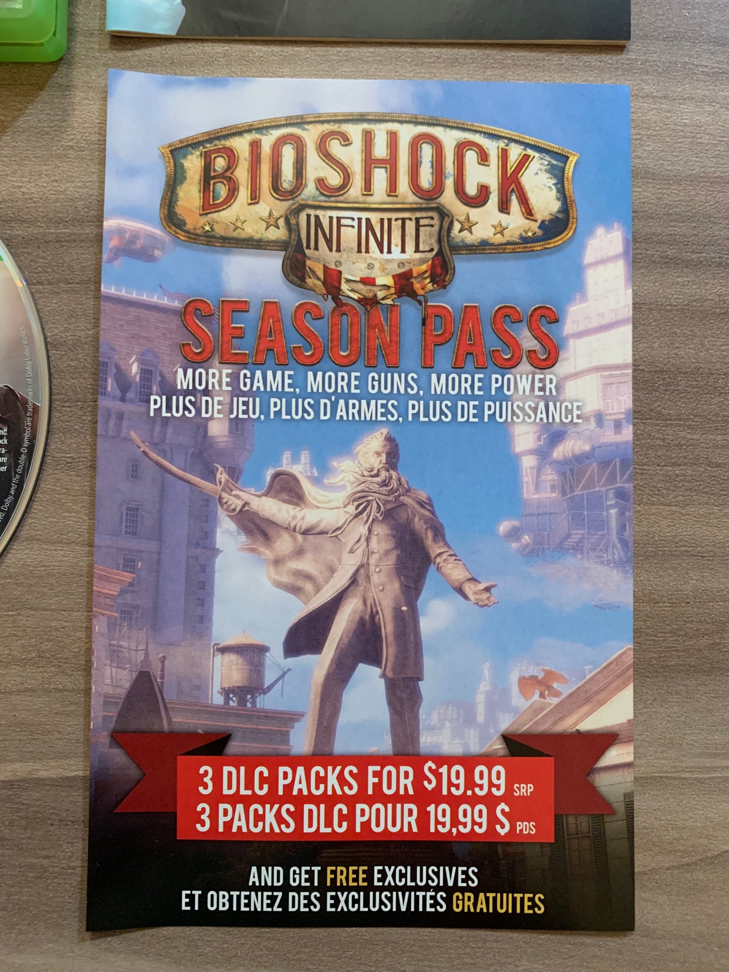 MiCROSOFT XBOX 360 | BiOSHOCK iNFiNiTE