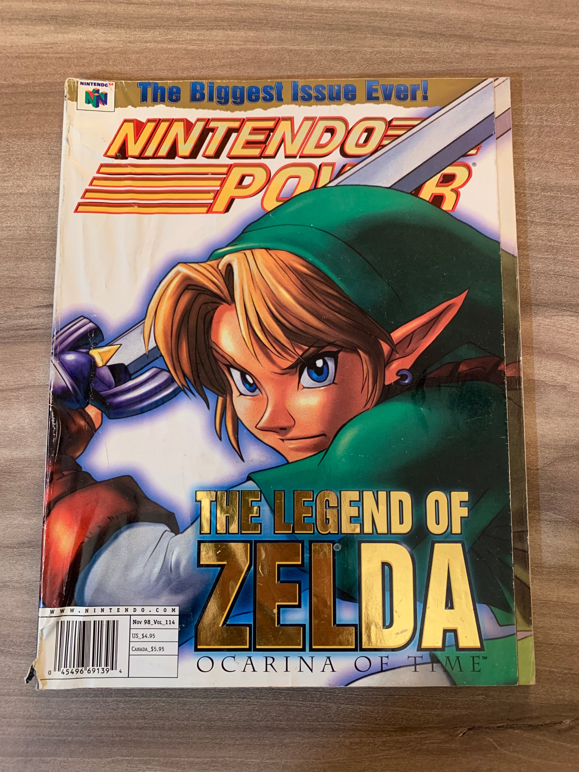 PiXEL-RETRO.COM : NINTENDO POWER NOVEMBER 98 VOLUME 114 GUIDE OFFICIAL