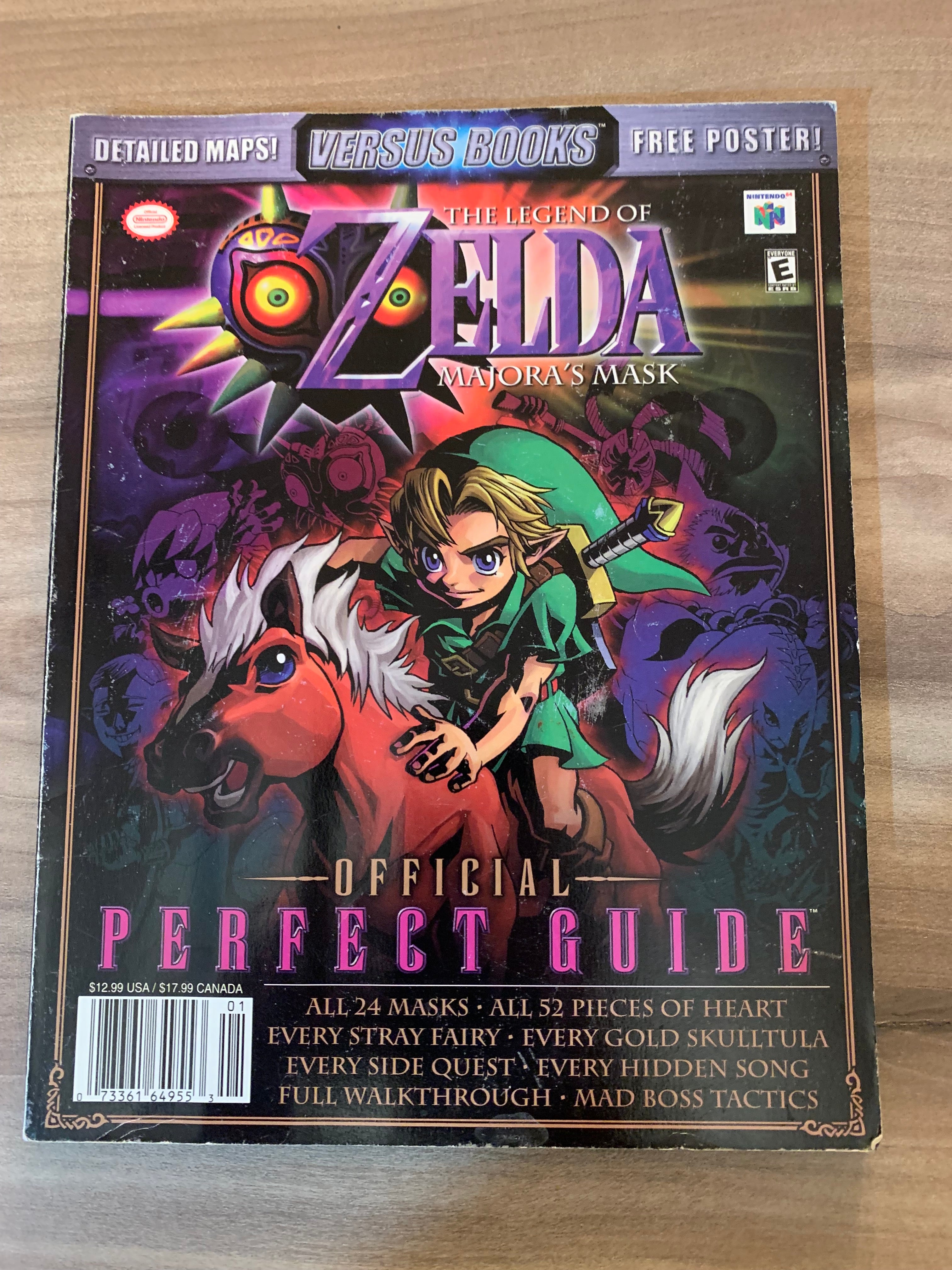 The Legend of Zelda Majora's Mask Official cheapest Nintendo Player's Guide