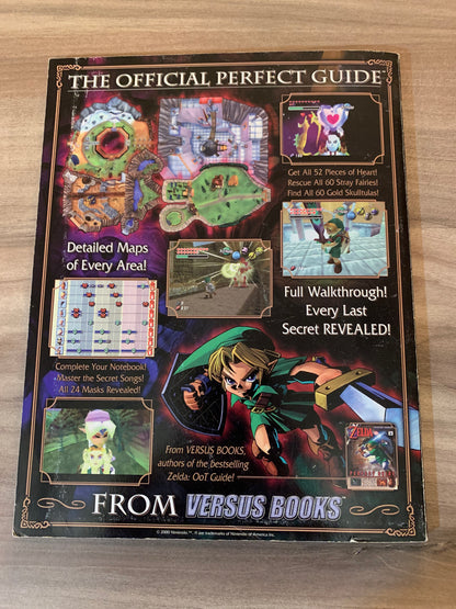 THE LEGEND OF ZELDA MAJORAS MASK STRATEGY GUiDE VERSUS BOOKS PERFECT