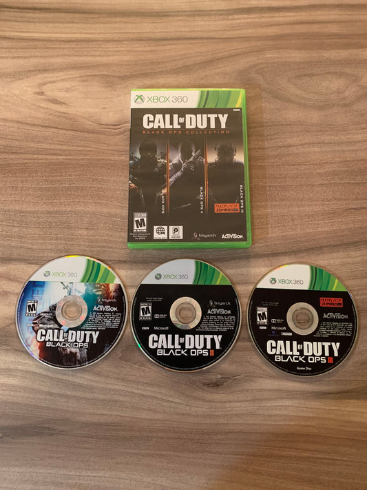 PiXEL-RETRO.COM : MICROSOFT XBOX 360 COMPLETE CIB BOX MANUAL GAME NTSC CALL OF DUTY BLACK OPS COLLECTION II III