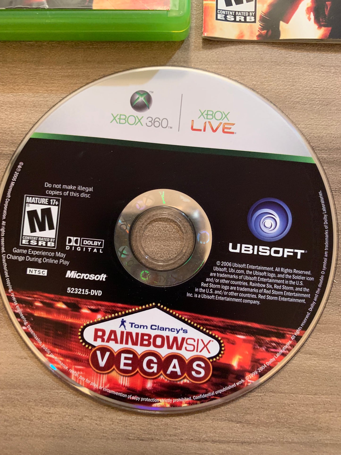 MiCROSOFT XBOX 360 | TOM CLANCYS RAiNBOW SiX VEGAS