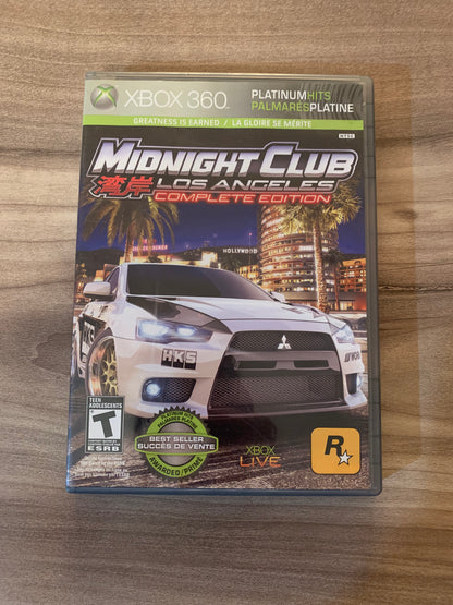 MiCROSOFT XBOX 360 | MiDNiGHT CLUB LOS ANGELES COMPLETE EDiTiON | PLATiNUM HiTS