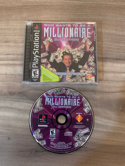 PiXEL-RETRO.COM : SONY PLAYSTATION (PS1) COMPLETE CIB BOX MANUAL GAME NTSC WHO WANTS TO BE A MILLIONAIRE 2ND EDITION