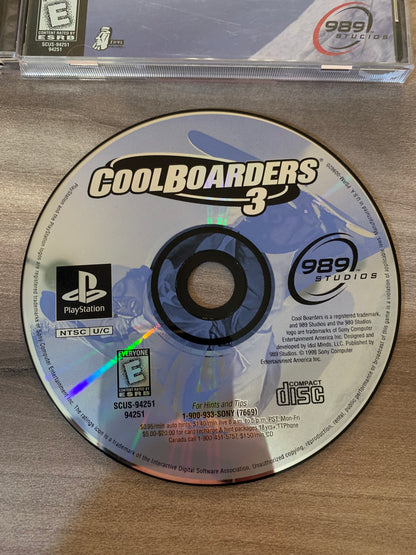 SONY PLAYSTATiON [PS1] | COOL BOARDERS 3