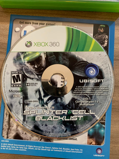 MiCROSOFT XBOX 360 | TOM CLANCYS SPLiNTER CELL BLACKLiST | SiGNATURE EDiTiON