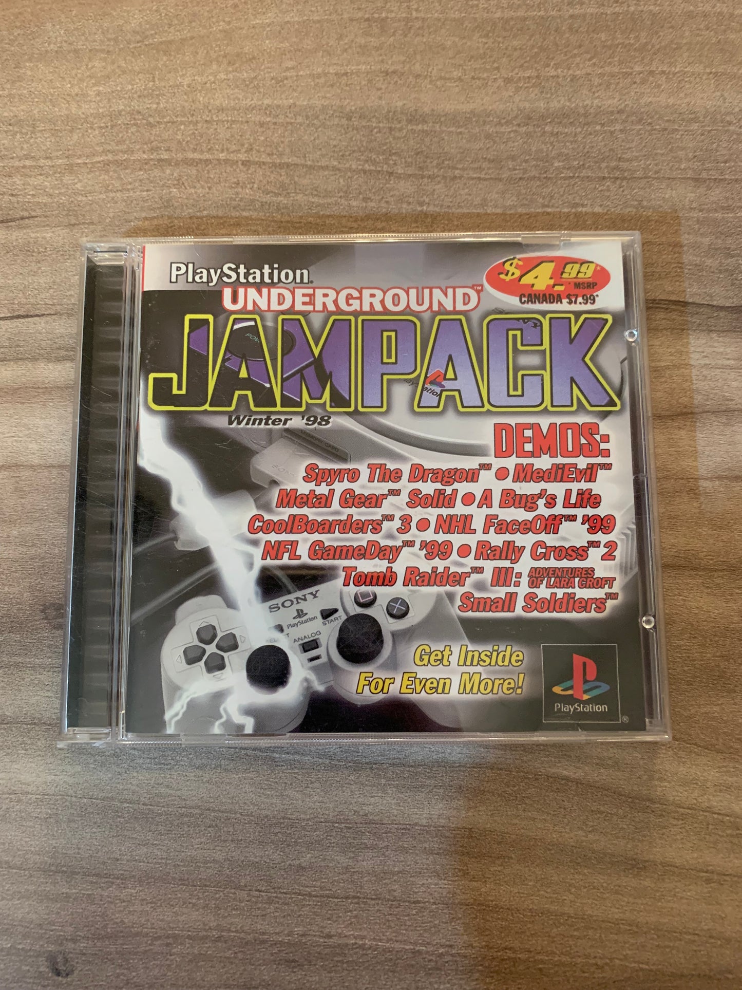 SONY PLAYSTATiON [PS1] | PLAYSTATiON UNDERGROUND JAMPACK WiNTER 98