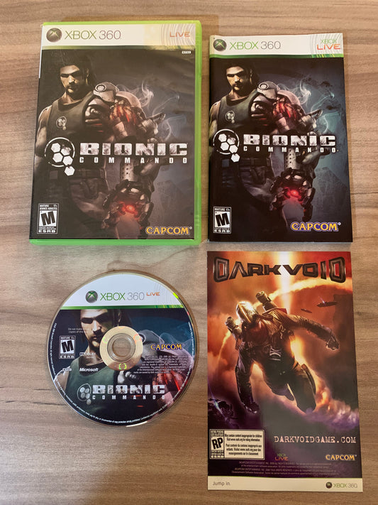 PiXEL-RETRO.COM : MICROSOFT XBOX 360 COMPLETE CIB BOX MANUAL GAME NTSC BIONIC COMMANDO