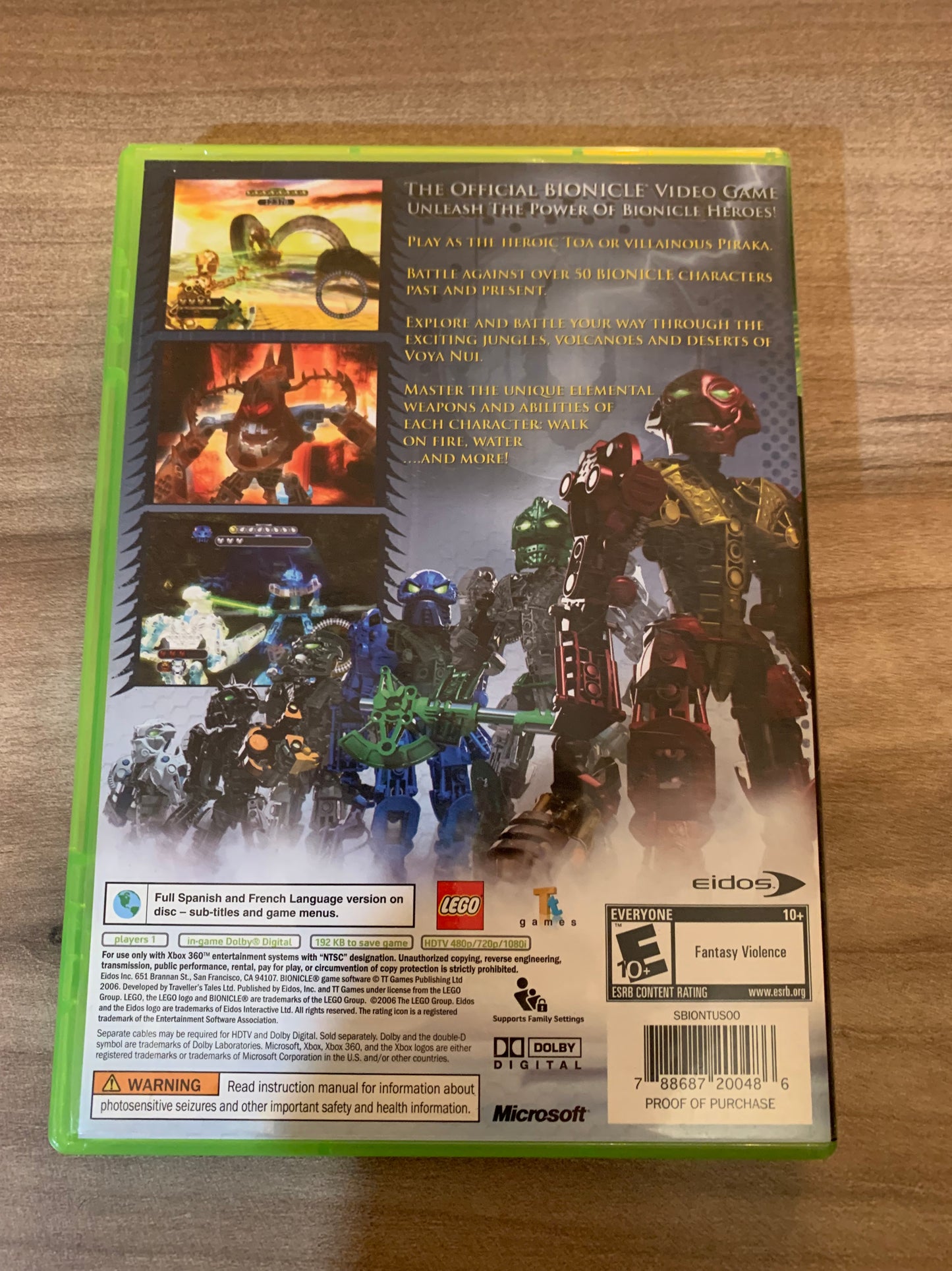 MiCROSOFT XBOX 360 | BiONiCLE HEROES