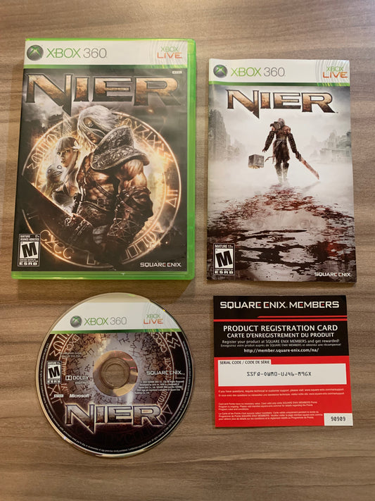 PiXEL-RETRO.COM : MICROSOFT XBOX 360 COMPLETE CIB BOX MANUAL GAME NTSC NIER