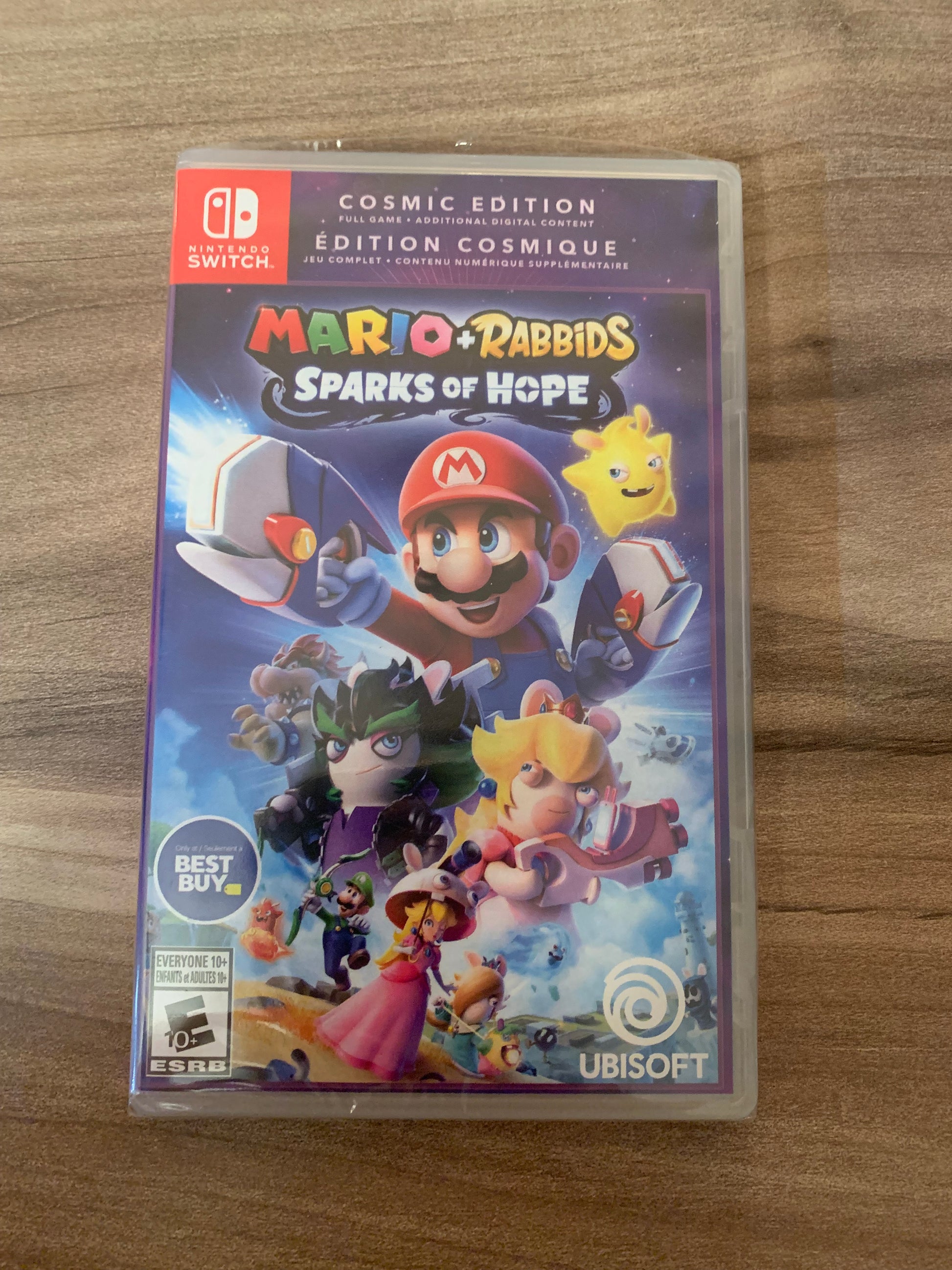 PiXEL-RETRO.COM : NINTENDO SWITCH NEW SEALED IN BOX COMPLETE MANUAL GAME NTSC MARIO + RABBIDS SPARKS OF HOPE COSMIC EDITION