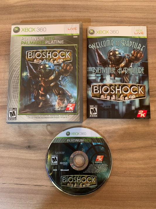 PiXEL-RETRO.COM : MICROSOFT XBOX 360 COMPLETE CIB BOX MANUAL GAME NTSC BIOSHOCK