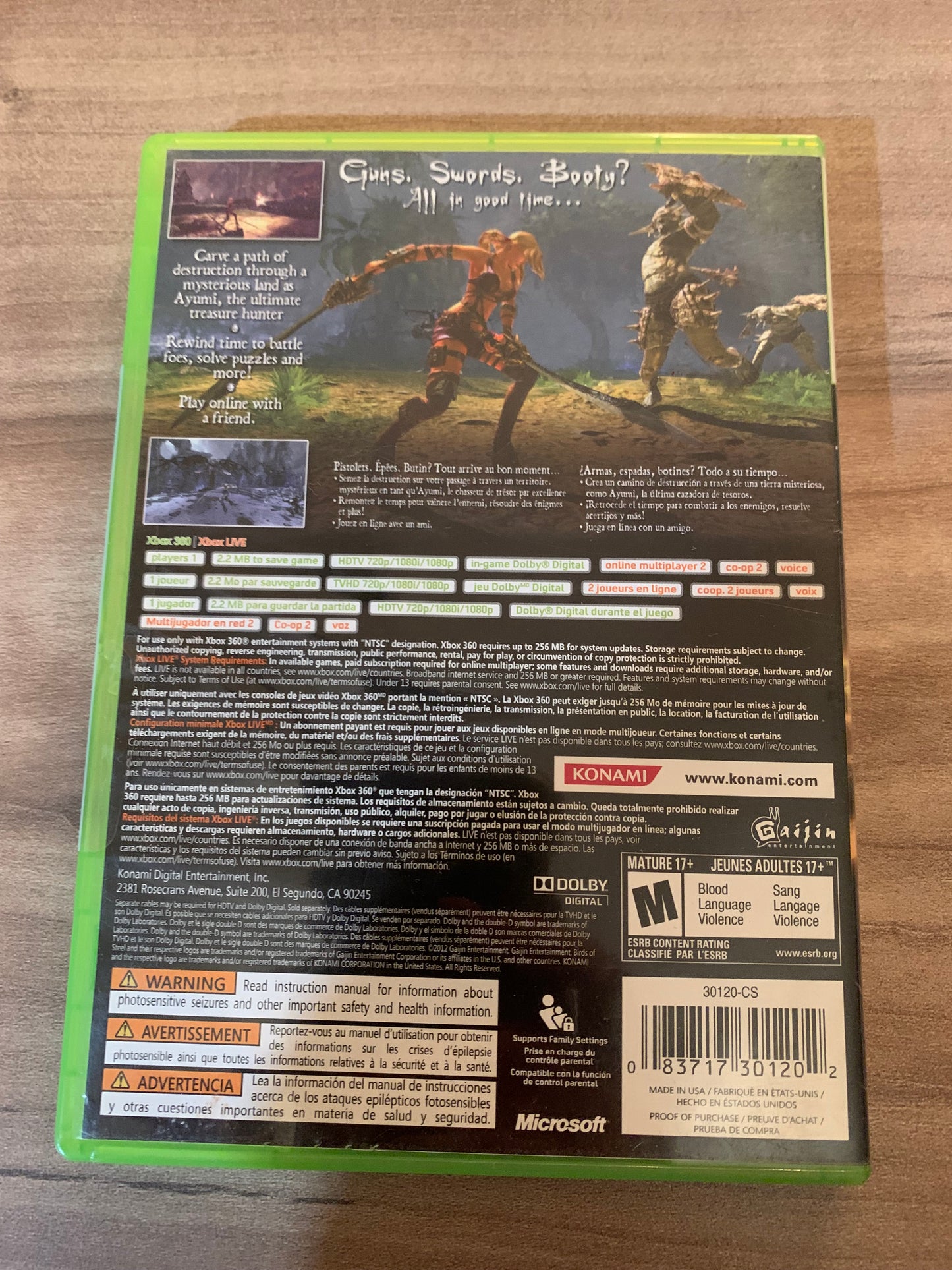 MiCROSOFT XBOX 360 | BLADES OF TiME