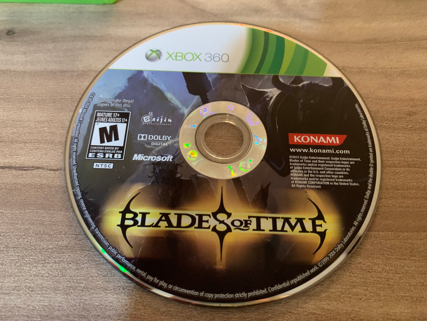 MiCROSOFT XBOX 360 | BLADES OF TiME