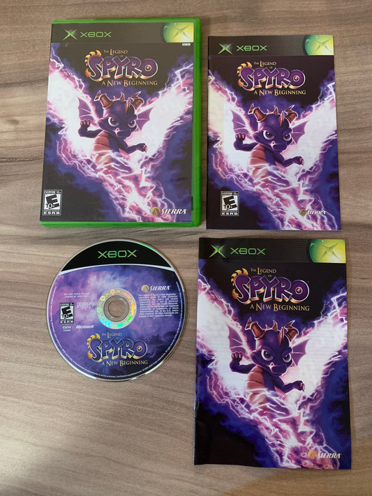 PiXEL-RETRO.COM : MICROSOFT XBOX COMPLETE CIB BOX MANUAL GAME NTSC THE LEGEND OF SPYRO A NEW BEGINNING