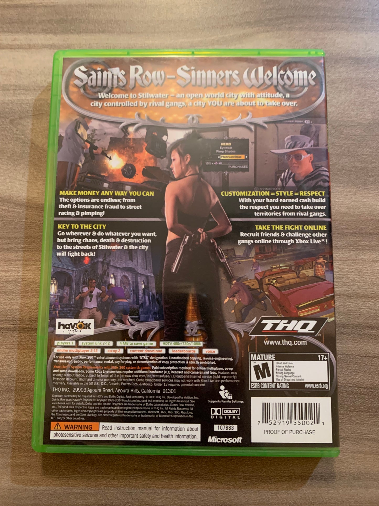 MiCROSOFT XBOX 360 | SAiNTS ROW