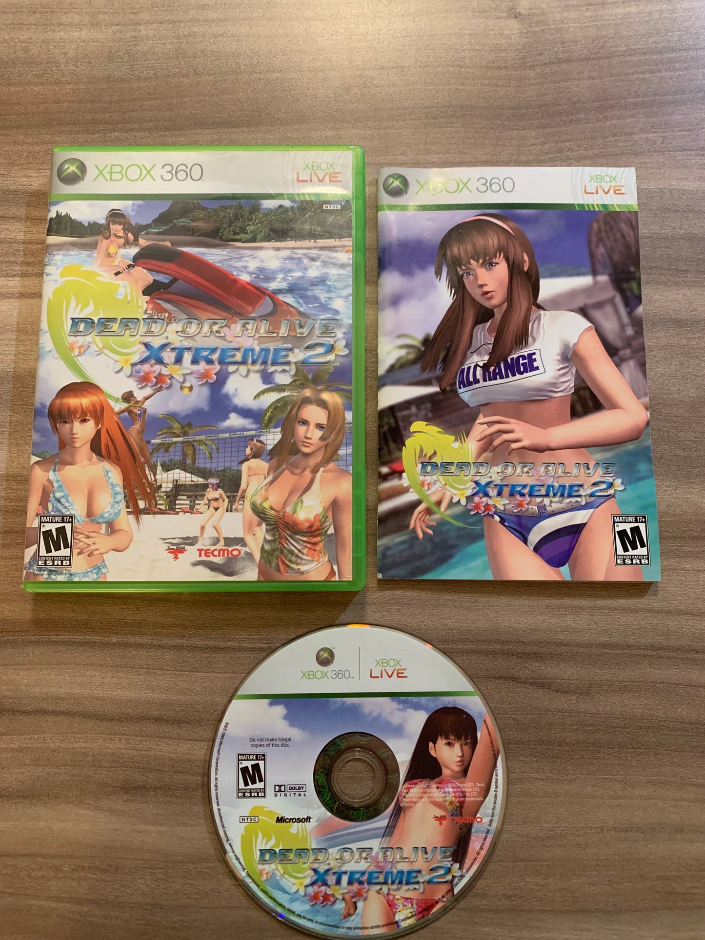 PiXEL-RETRO.COM : MICROSOFT XBOX 360 COMPLETE CIB BOX MANUAL GAME NTSC DEAD OR ALIVE XTREME 2