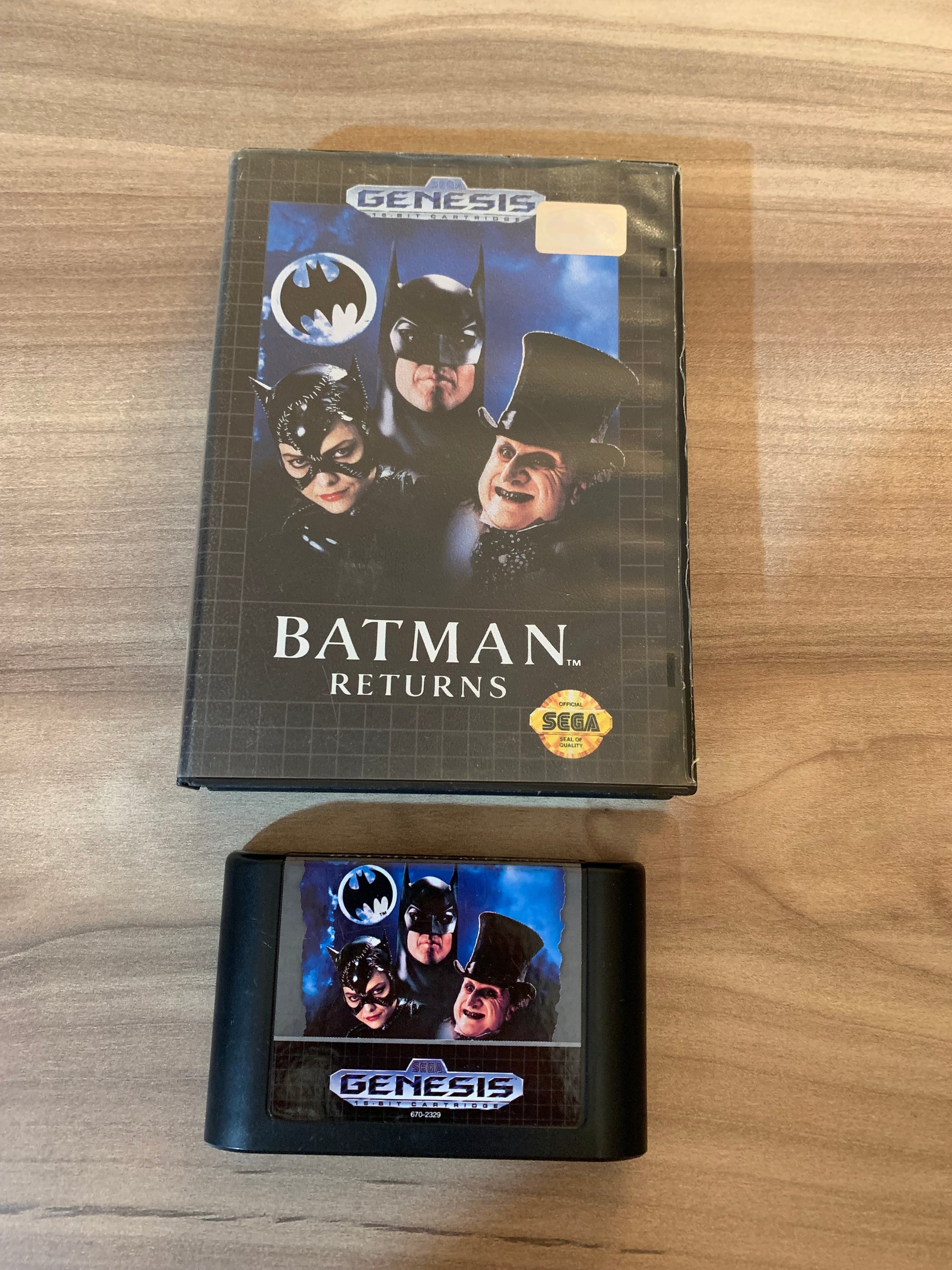 PiXEL-RETRO.COM : SEGA GENESIS (MEGA DRIVE) COMPLETE (CIB) GAME BOX INSTRUCTION MANUAL NTSC BATMAN RETURNS