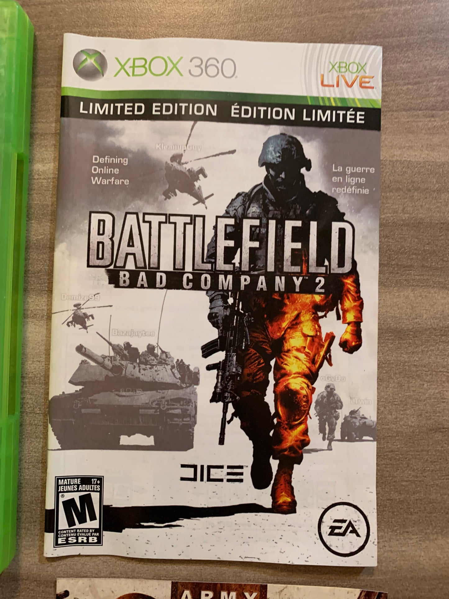 MiCROSOFT XBOX 360 | BATTLEFiELD BAD COMPANY 2 | LiMiTED EDiTiON