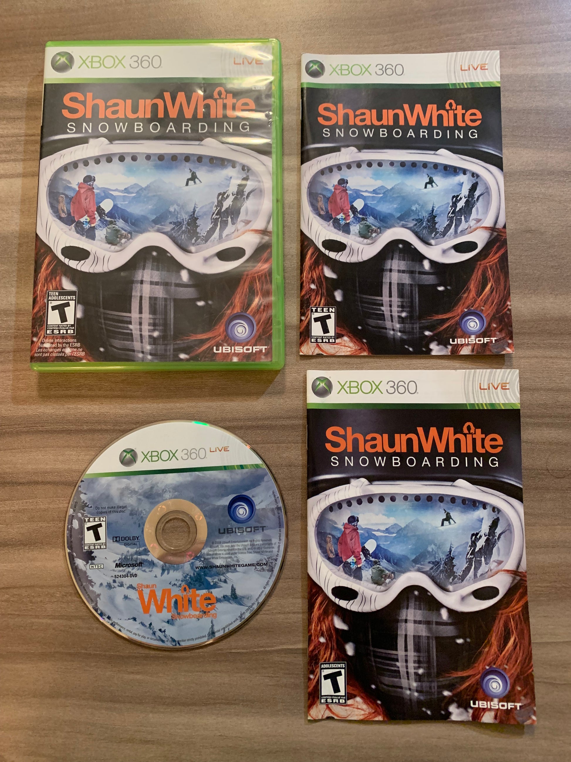 PiXEL-RETRO.COM : MICROSOFT XBOX 360 COMPLETE CIB BOX MANUAL GAME NTSC SHAUN WHITE SNOWBORDING