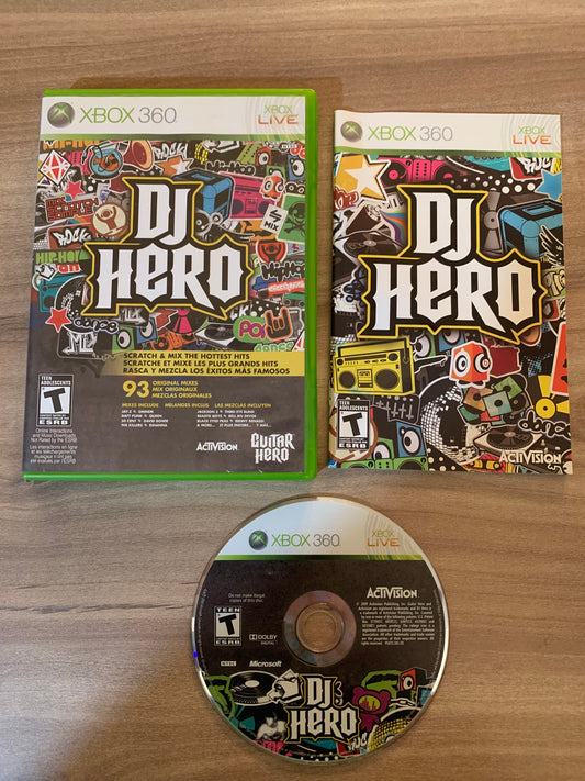 PiXEL-RETRO.COM : MICROSOFT XBOX 360 COMPLETE CIB BOX MANUAL GAME NTSC DJ HERO
