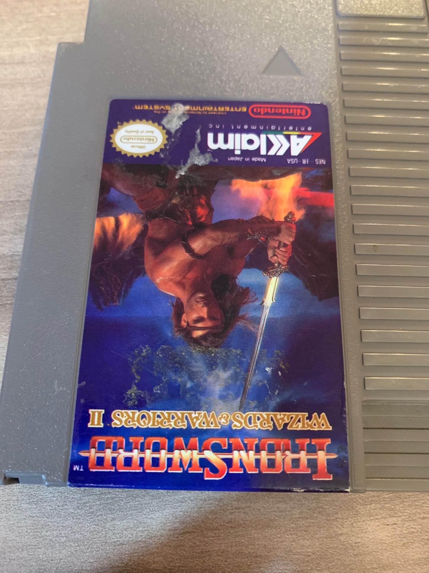 NiNTENDO [NES] ORiGiNAL | iRONSWORD WiZARDS &amp; WARRiORS II