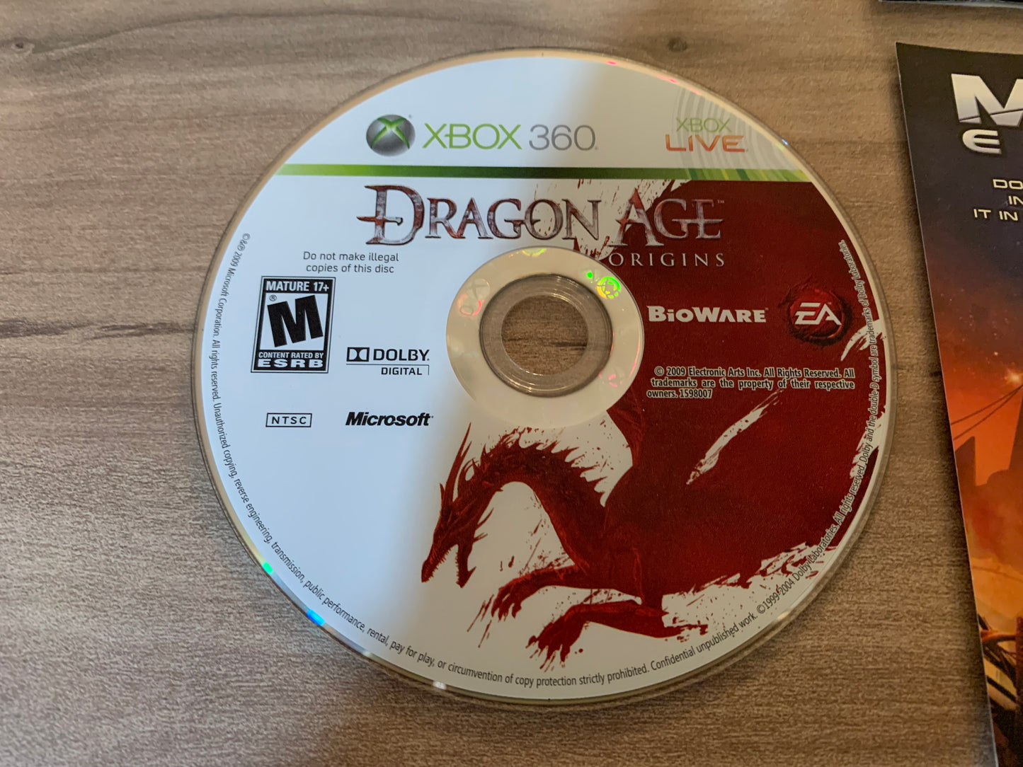 MiCROSOFT XBOX 360 | DRAGON AGE ORiGiNS