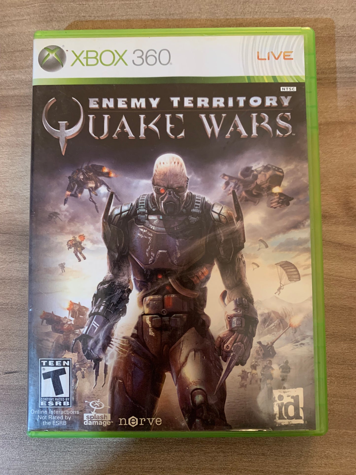 MiCROSOFT XBOX 360 | ENEMY TERRiTORY QUAKE WARS