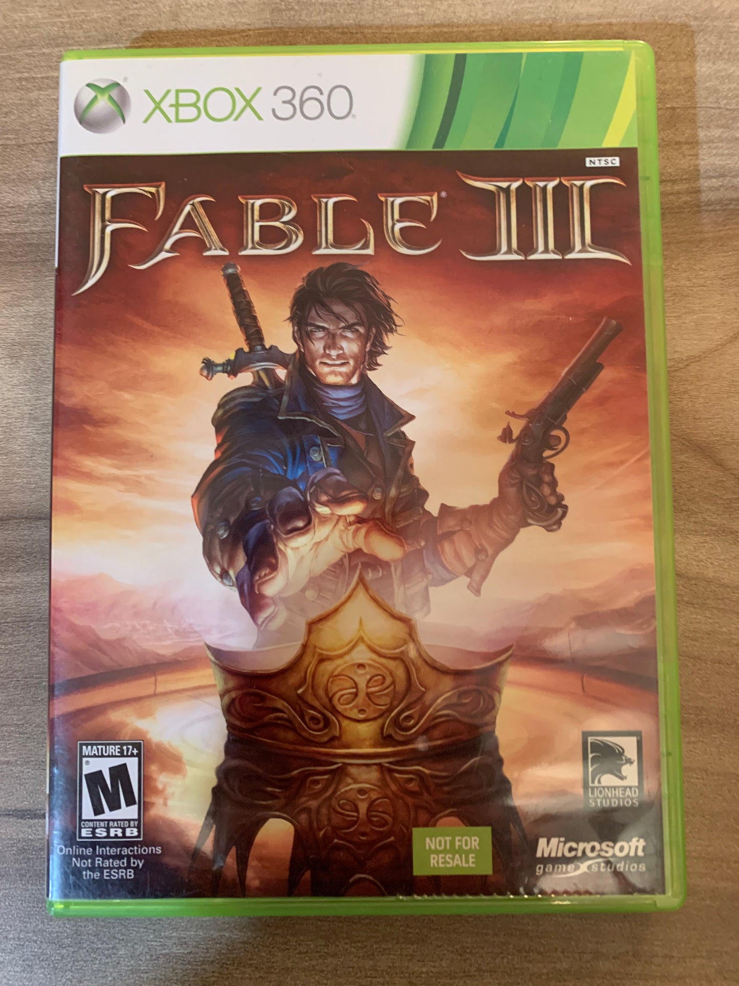 MiCROSOFT XBOX 360 | FABLE III | NOT FOR RESALE