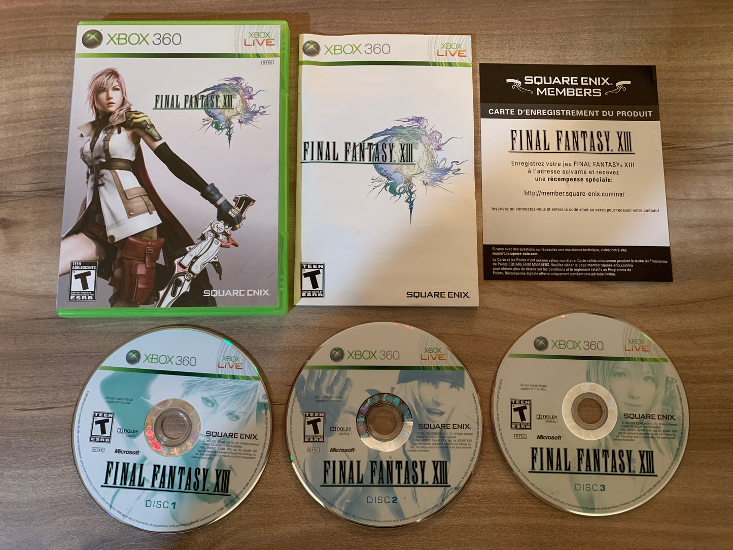 PiXEL-RETRO.COM : MICROSOFT XBOX 360 COMPLETE CIB BOX MANUAL GAME NTSC FINAL FANTASY XIII