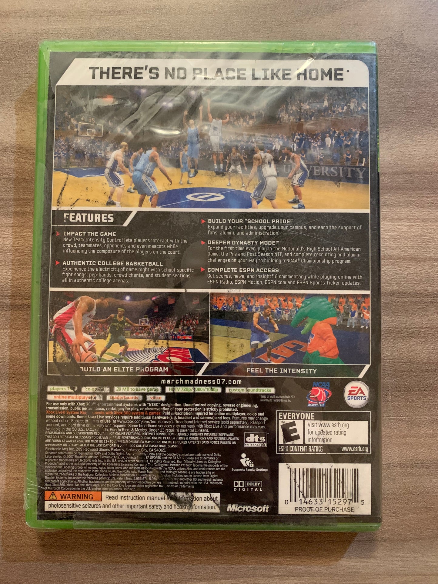 MiCROSOFT XBOX 360 | NCAA 07 MARCH MADNESS