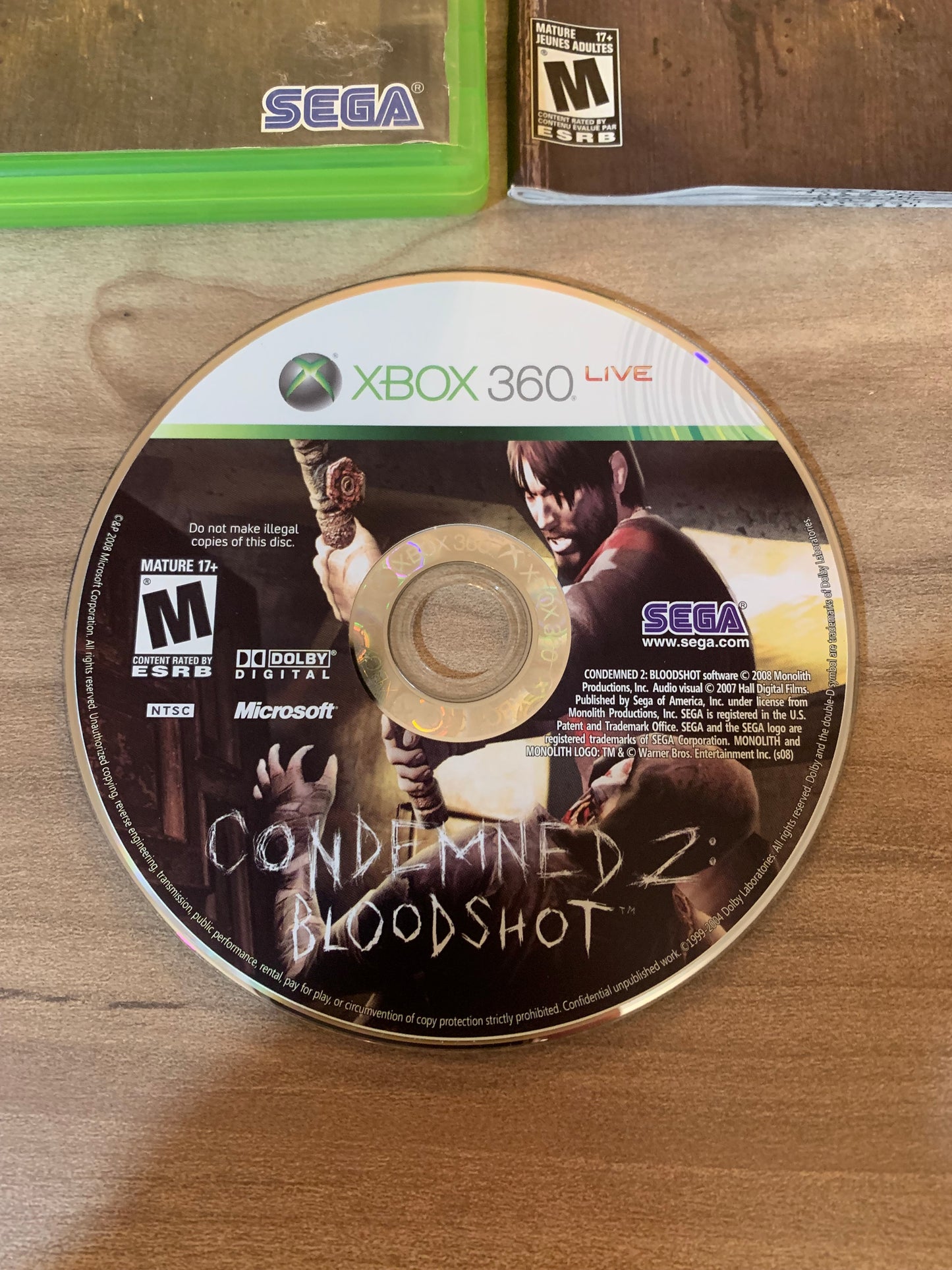 MiCROSOFT XBOX 360 | CONDEMNED 2 BLOODSHOT