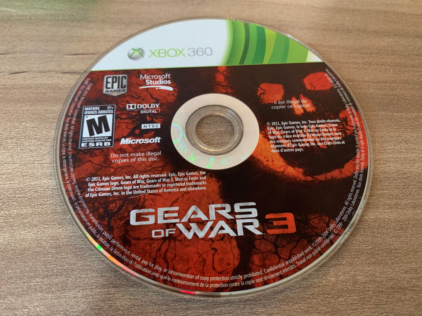 MiCROSOFT XBOX 360 | GEARS OF WAR 3