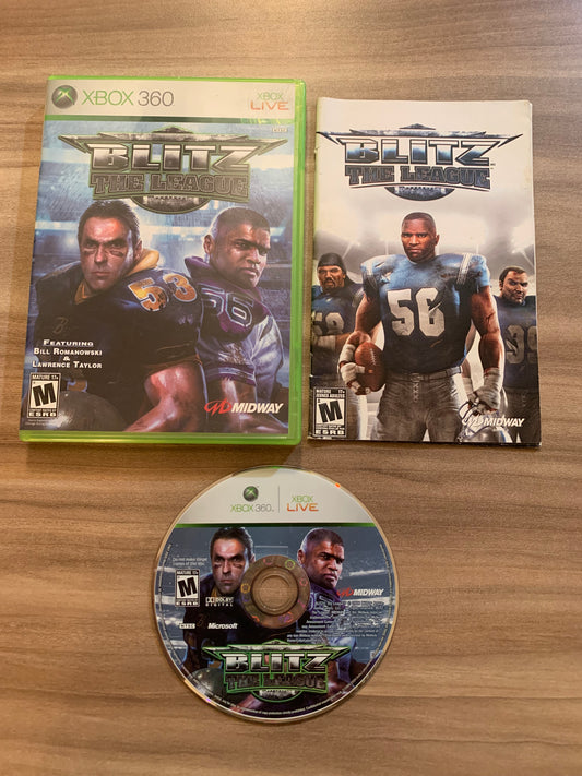 PiXEL-RETRO.COM : MICROSOFT XBOX 360 COMPLETE CIB BOX MANUAL GAME NTSC BLITZ THE LEAGUE