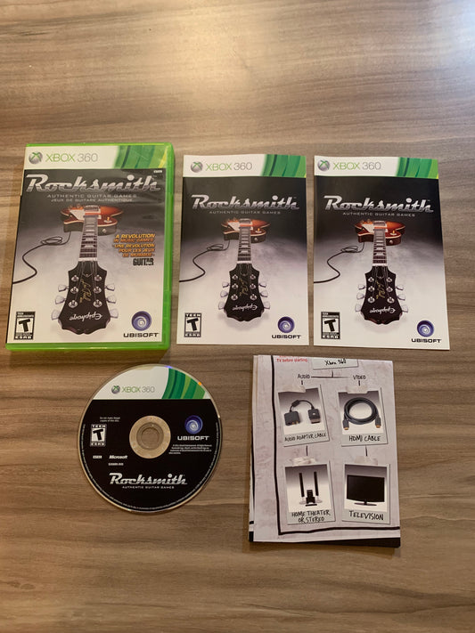 PiXEL-RETRO.COM : MICROSOFT XBOX 360 COMPLETE CIB BOX MANUAL GAME NTSC ROCKSMITH