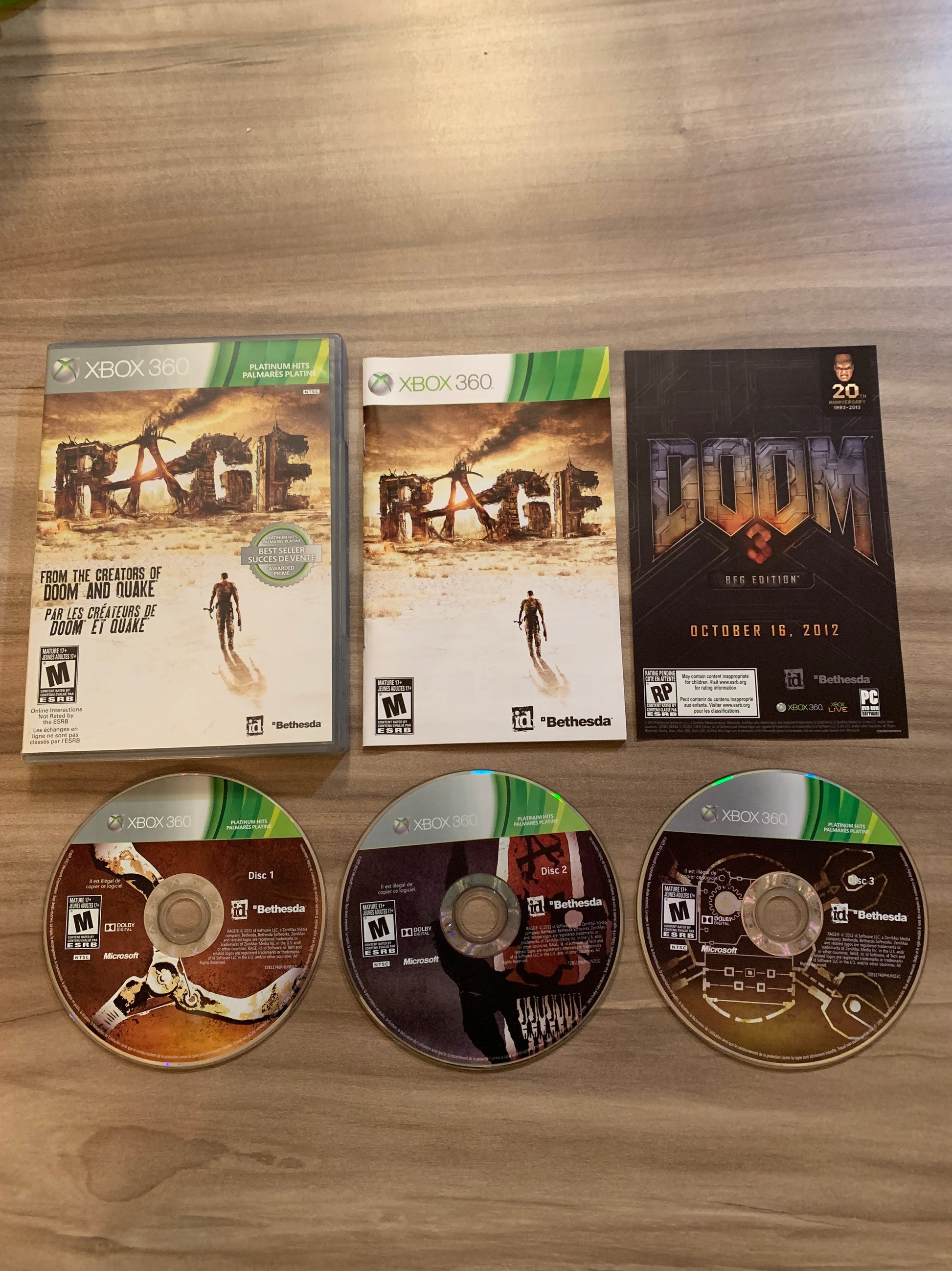 PiXEL-RETRO.COM : MICROSOFT XBOX 360 COMPLETE CIB BOX MANUAL GAME NTSC RAGE