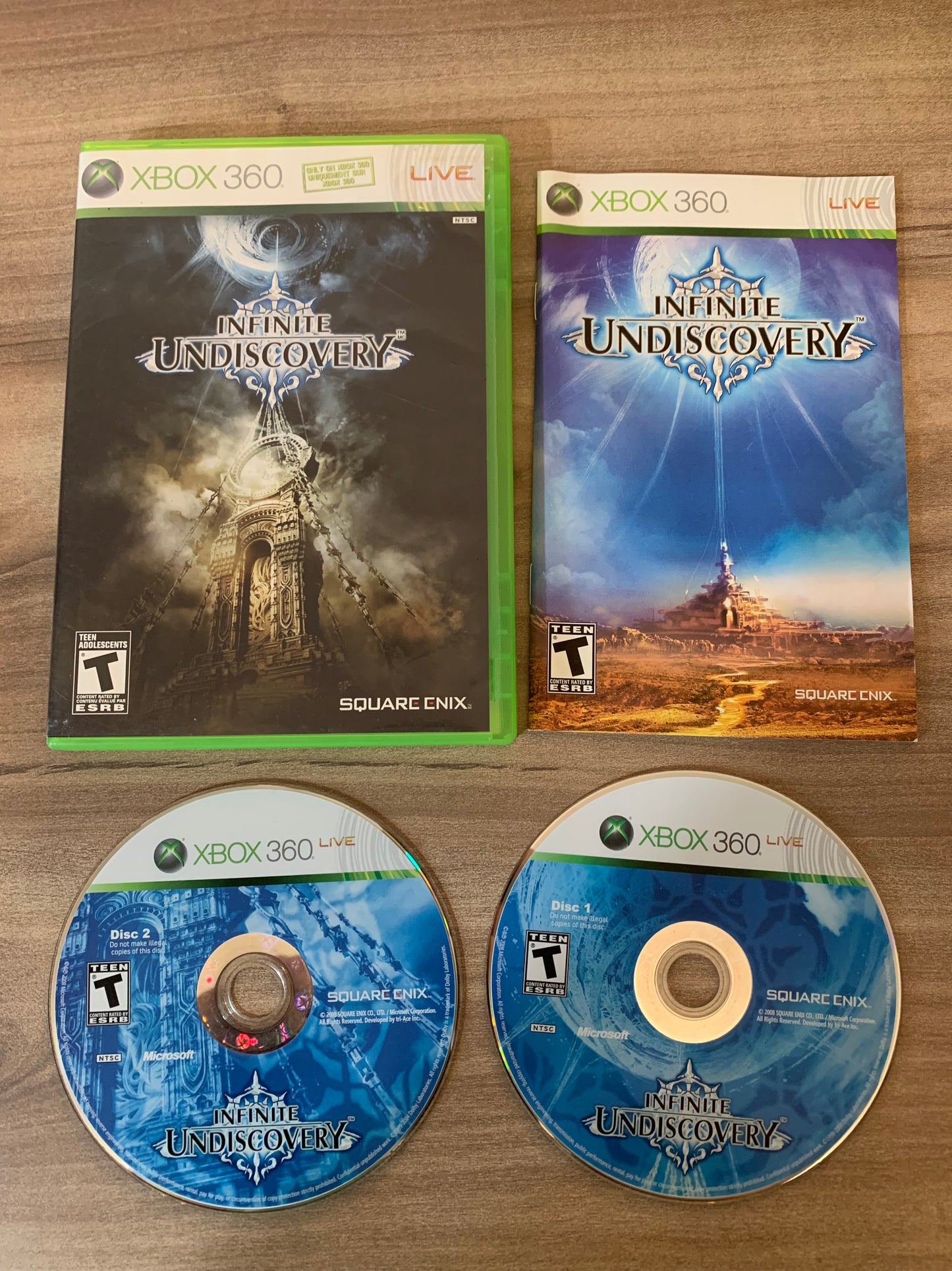 PiXEL-RETRO.COM : MICROSOFT XBOX 360 COMPLETE CIB BOX MANUAL GAME NTSC INFINITE UNDISCOVERY