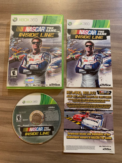 PiXEL-RETRO.COM : MICROSOFT XBOX 360 COMPLETE CIB BOX MANUAL GAME NTSC NASCAR THE GAME INSIDE LINE